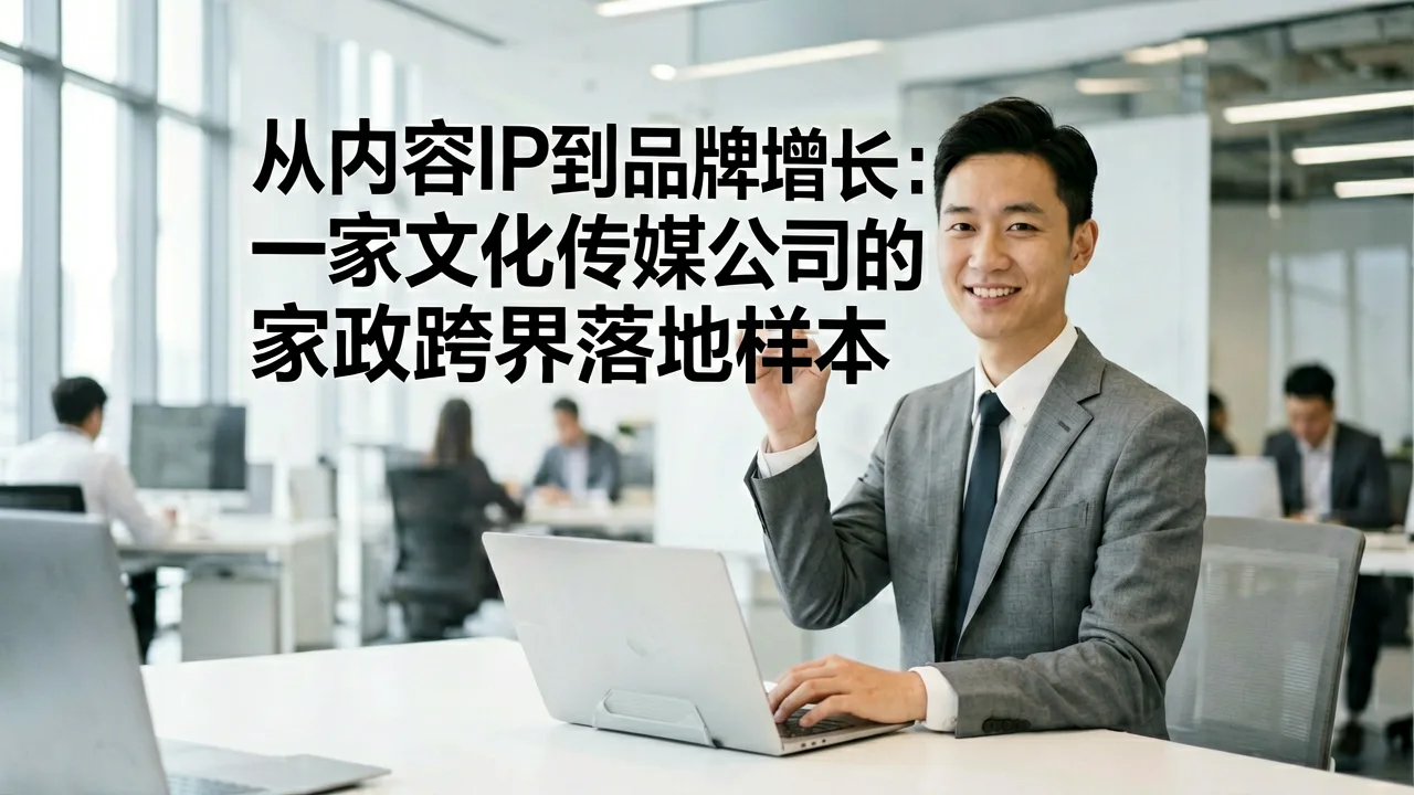 从内容IP到品牌增长:一家文化传媒公司的家政跨界落地样本